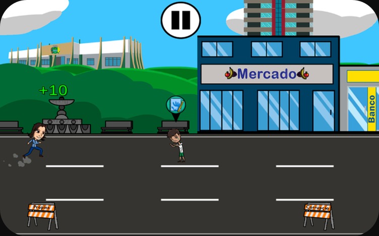Super Rosana — advergame endless runner 2D de campanha